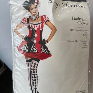 Harlequin clown